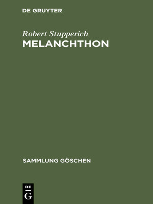 cover image of Melanchthon